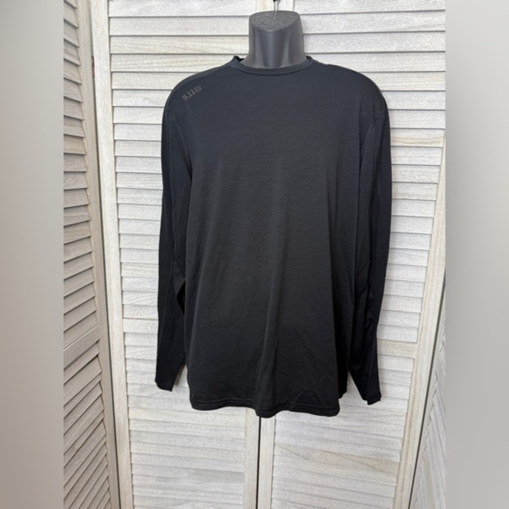 5.11 Tactical Sulli UV Men’s Merino Wool Crew Neck Shirt Black Size L